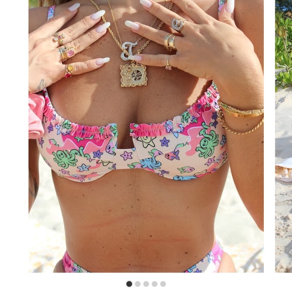 'This Magic Moment' Ruffled Up Underwire Top - Picture 3 of 3